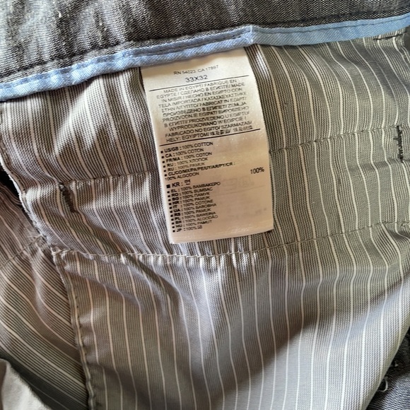 BANANA REPUBLIC Gray Pants Size 33x32 - Picture 6 of 6